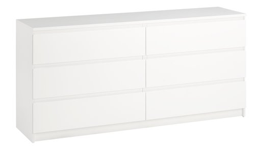 jysk byrå 6 lådor ~ byrå tranbjerg 3+3 lådor vit jy jysk byrå 6 lådor ~ byrå tranbjerg 3+3 lådor vit jy