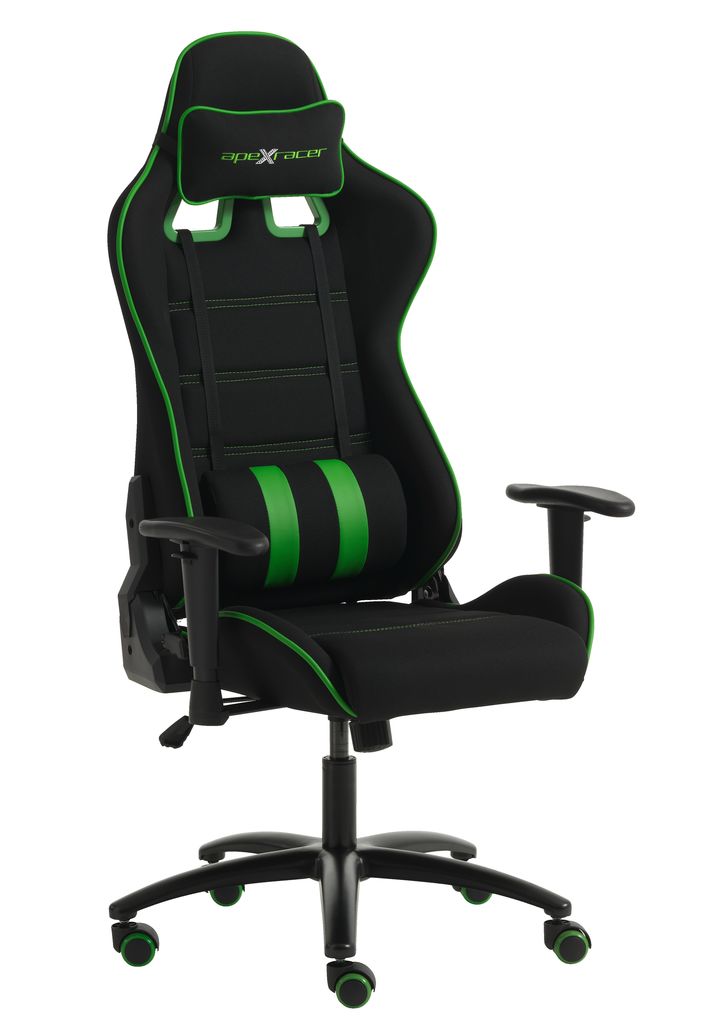 Gaming chair LAMDRUP black/green JYSK