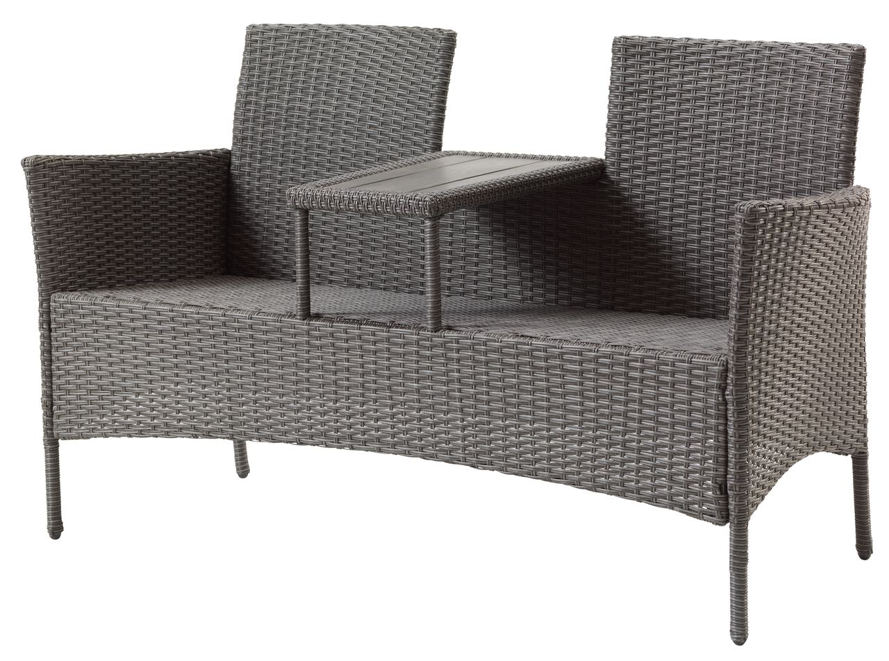 Sitzbank FASTERHOLT B138xT61 grau JYSK