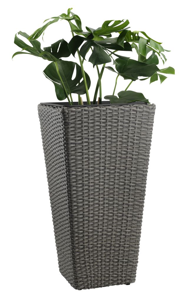 Pflanzkübel BLOMMOR B36xL36xH70 grau JYSK