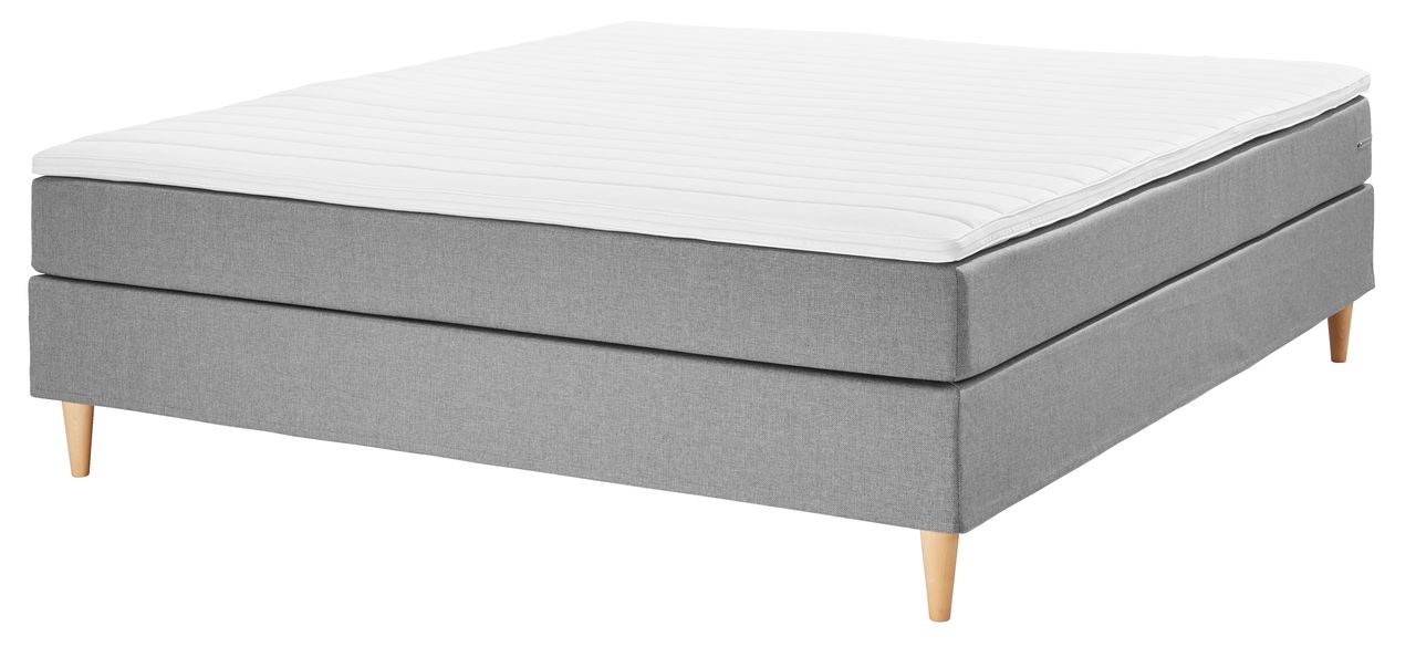 Boxspringbett 180x200 BASIC C10 grau23 JYSK