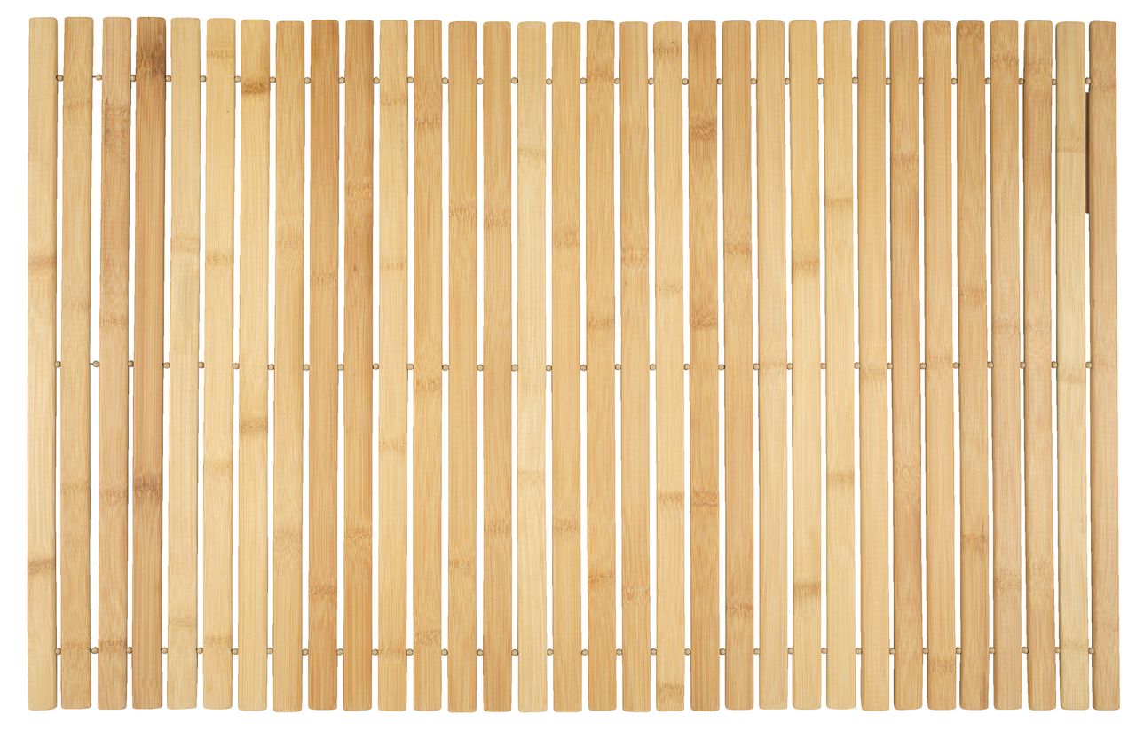 bamboo bath mat