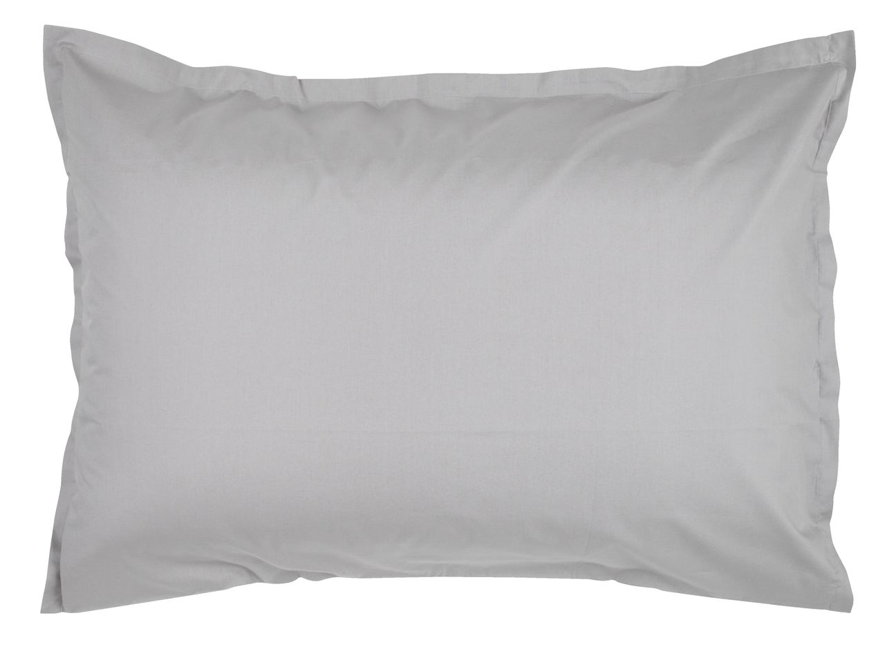 Pillowcase percale 50x70/75cm light grey JYSK