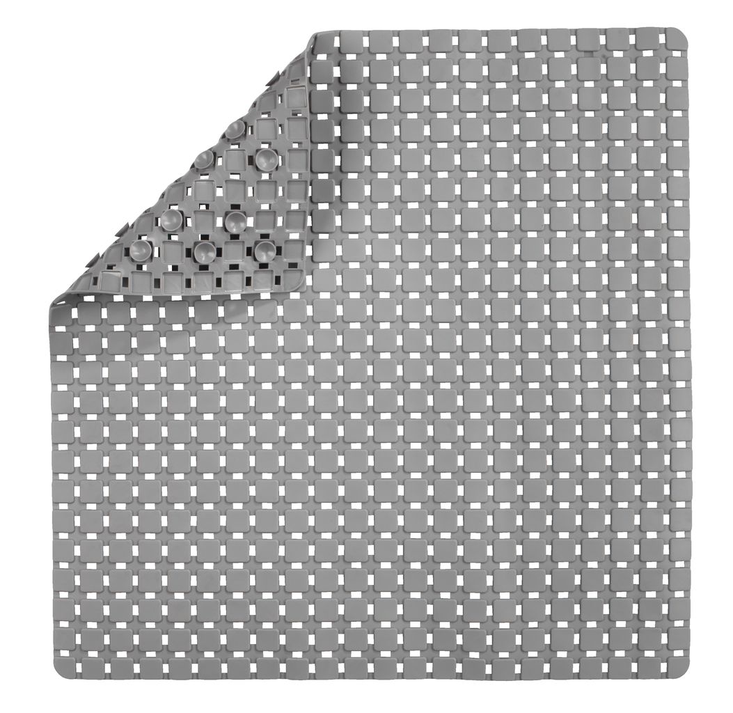 grey non slip bath mat