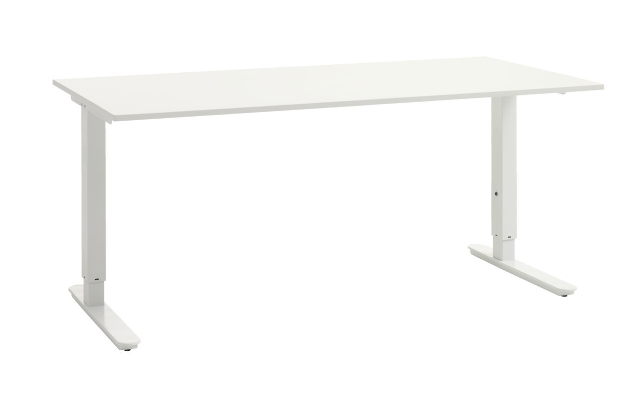 Adjustable desk STAVANGER 80x160 white JYSK