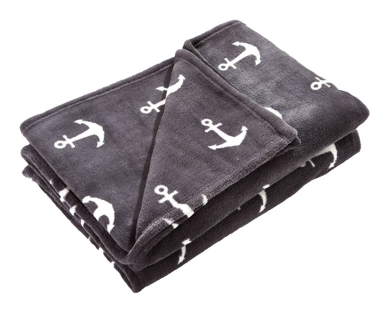 Fleecedecke ANKER 140x200 dunkelgrau | JYSK