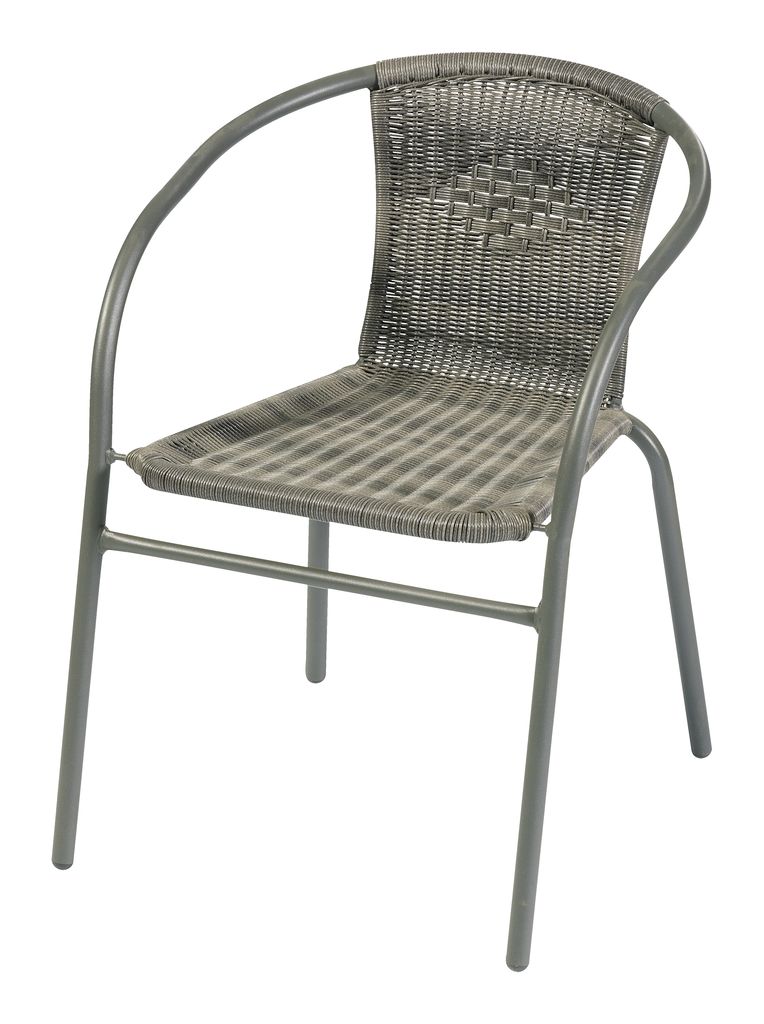 Krzesło ogrodowe GRENAA szary