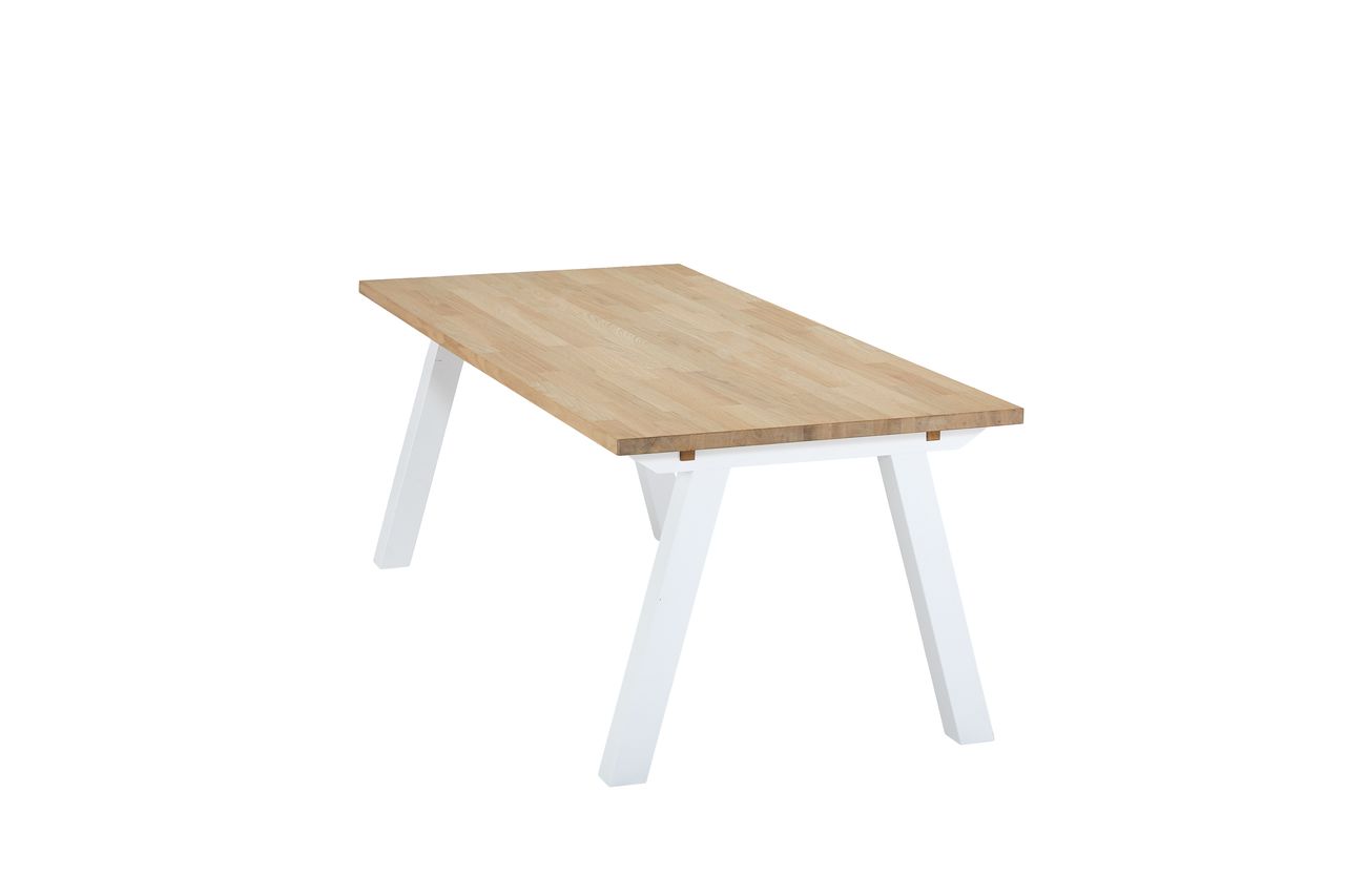 Table SKAGEN 90x150 chêne/blanc | JYSK