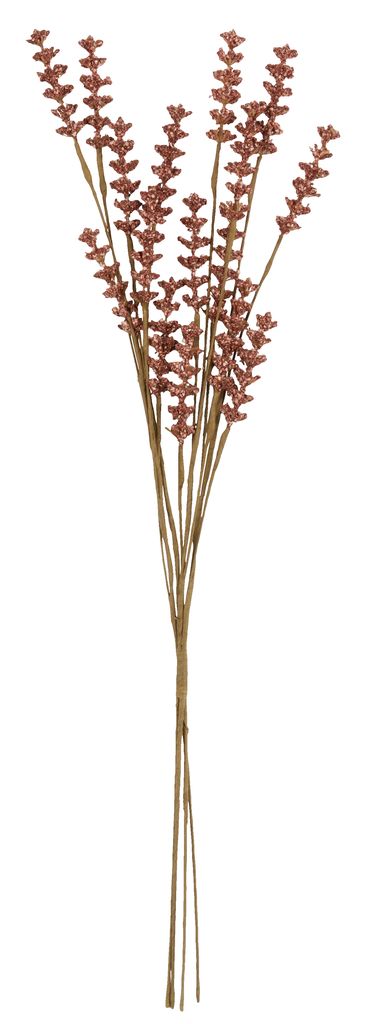 Kwiat sztuczny LEANDER W53cm brązowy