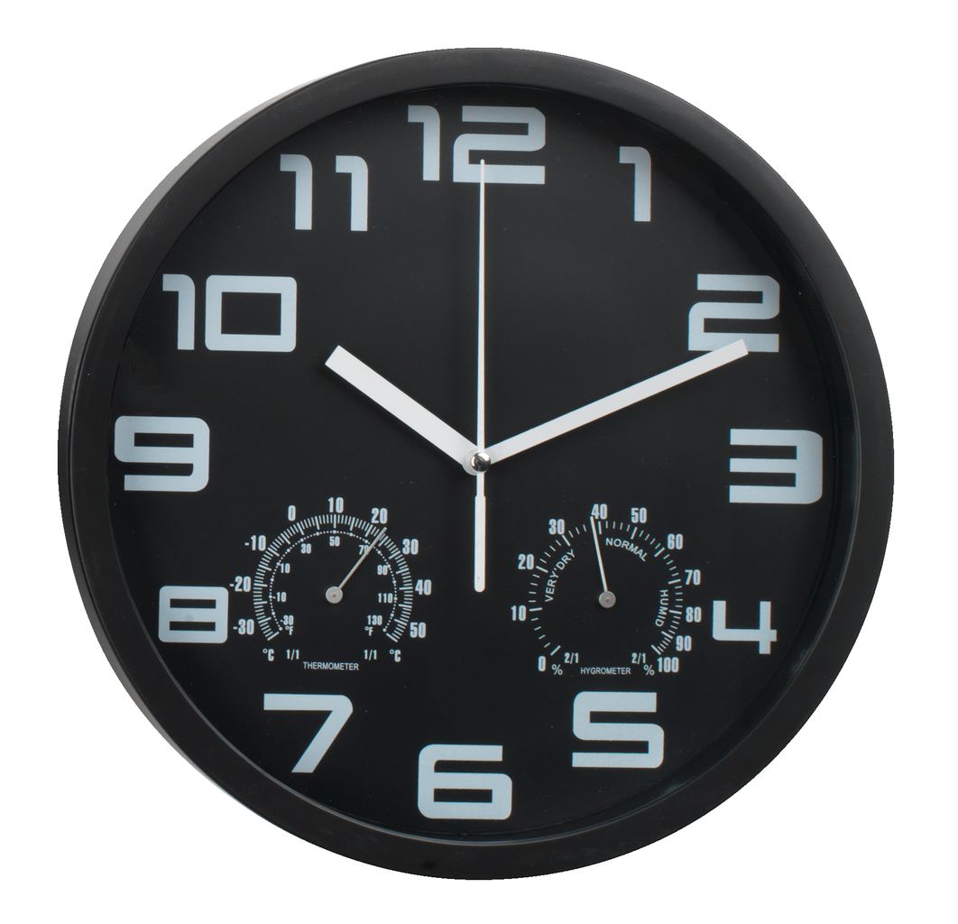 Wall clock SEJER D25cm black JYSK