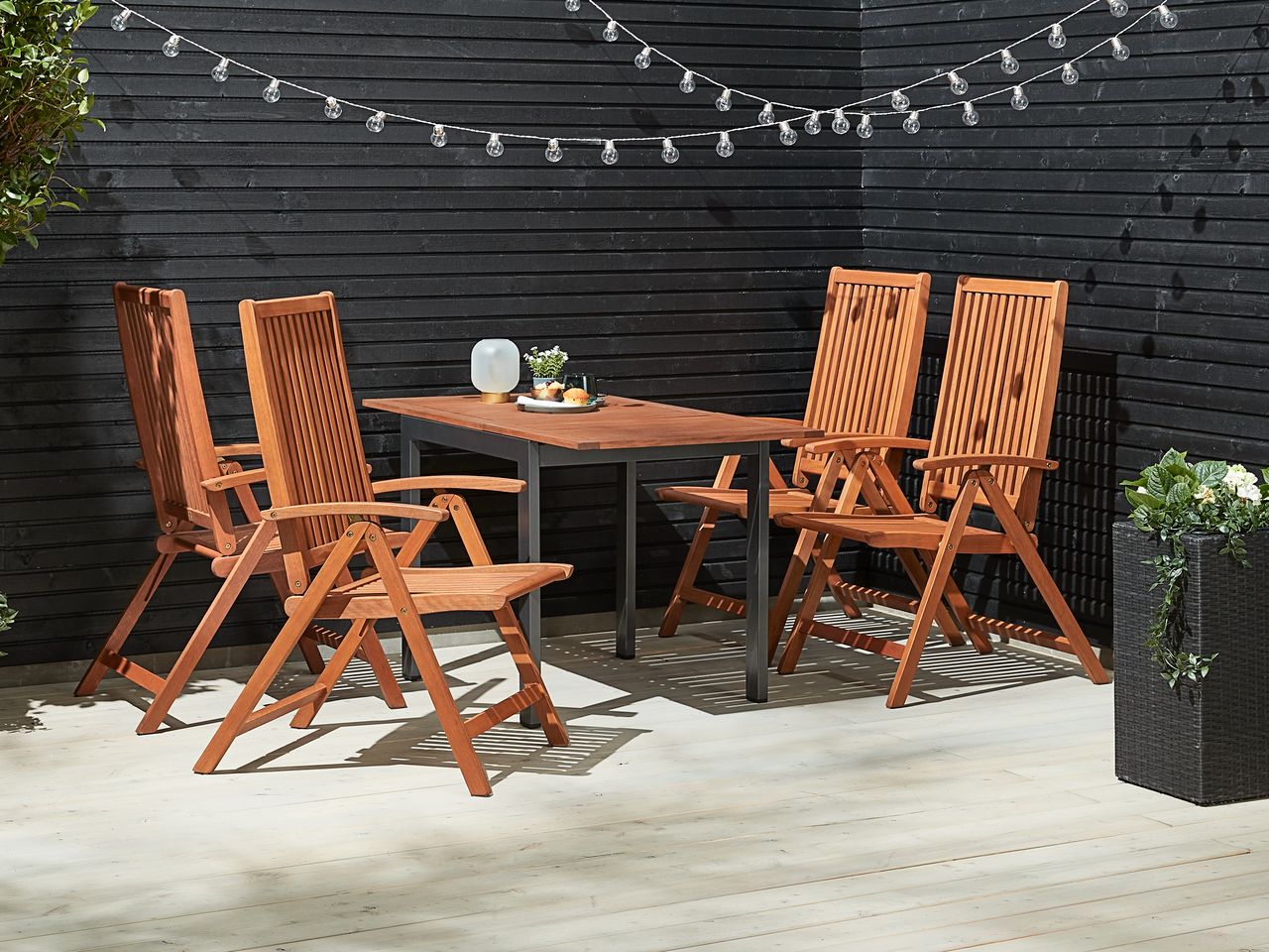 YTTRUP L75/126 Holz + 4 KAMSTRUP Holz | JYSK