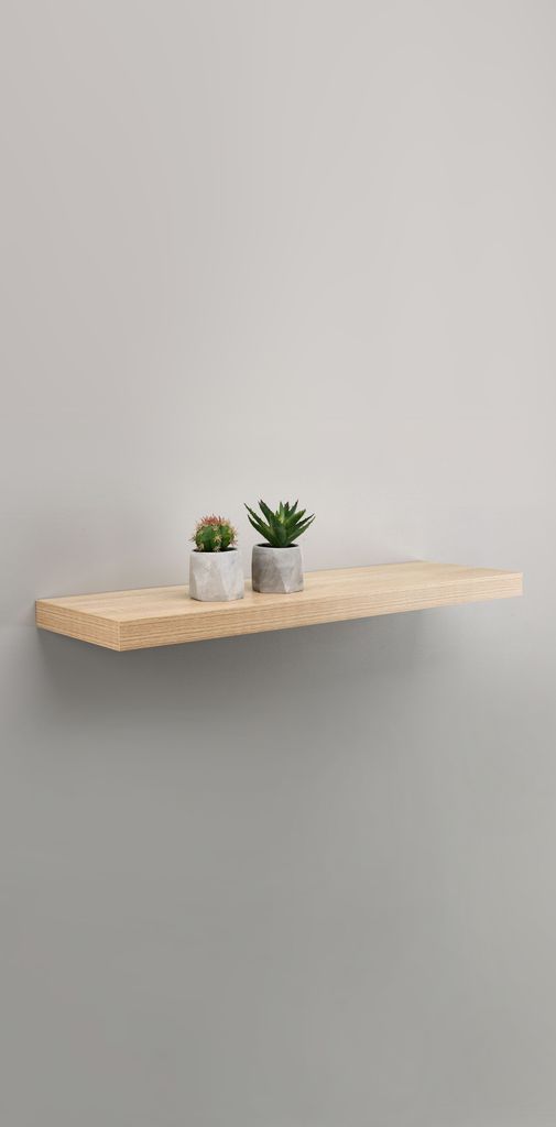 Floating shelf ABILD 80x24 oak JYSK