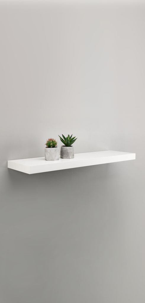 Floating shelf ABILD 80x24 white | JYSK