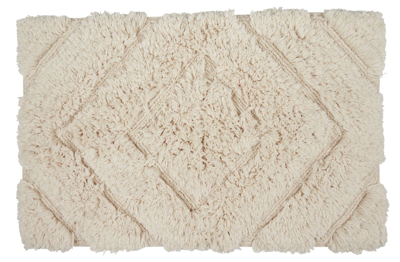 Natural bath mat 50x80