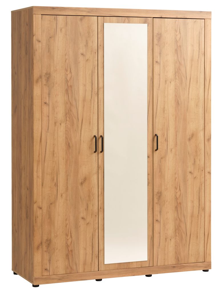 Armoire LINTRUP 157x220 chêne JYSK