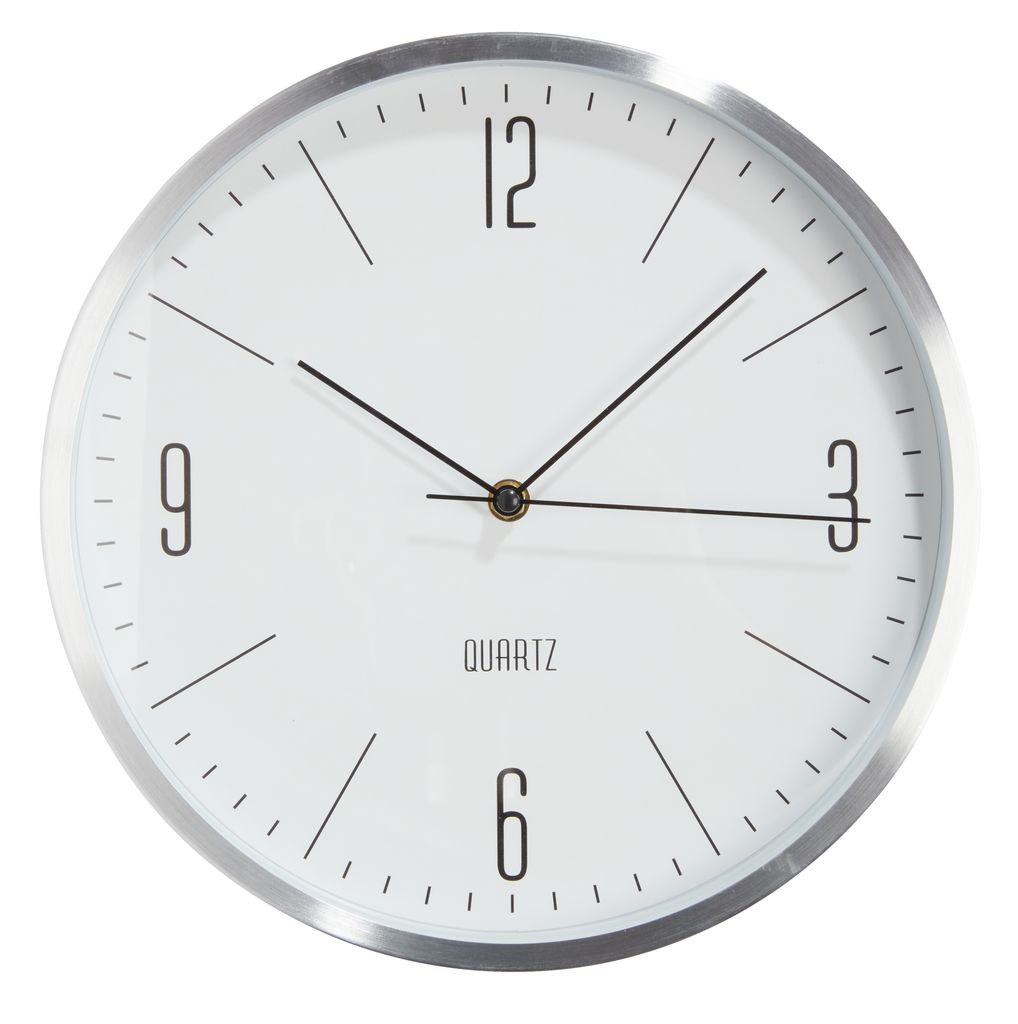Wall clock HALVOR D30cm silver JYSK