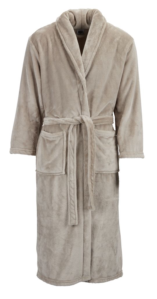 bademantel damen taupe