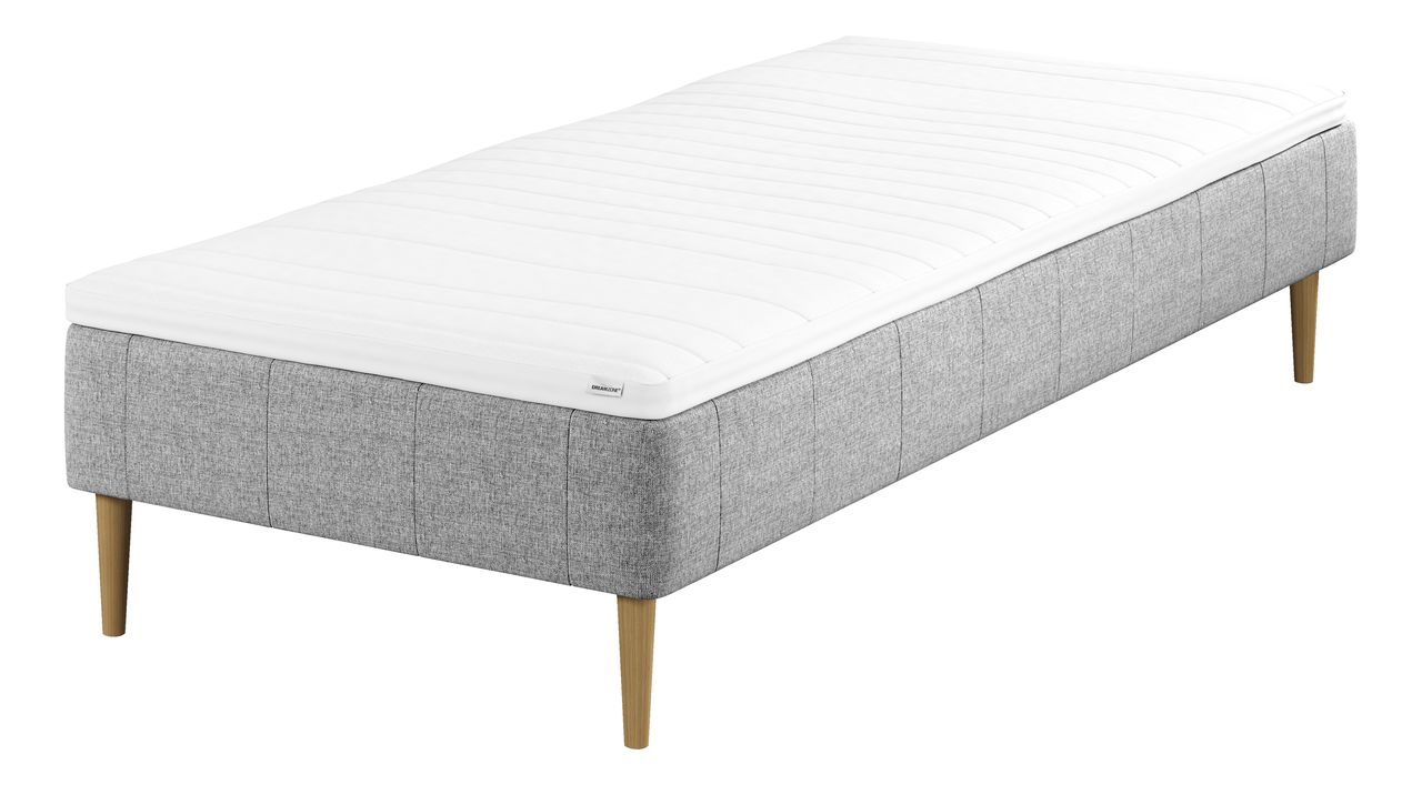 Madrass PLUS B20 90x200 PU grå25 JYSK