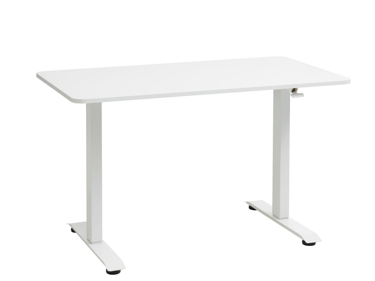 Adjustable table deals legs white