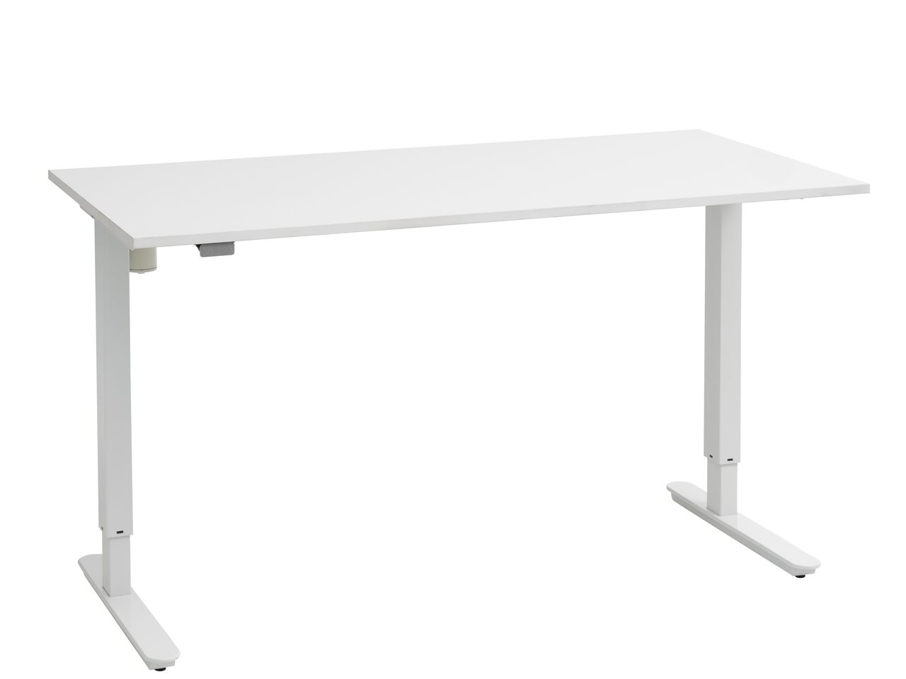 White adjustable table