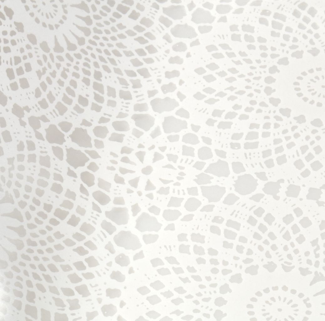 Wachstuch KROSSVED 140 transparent/weiß JYSK