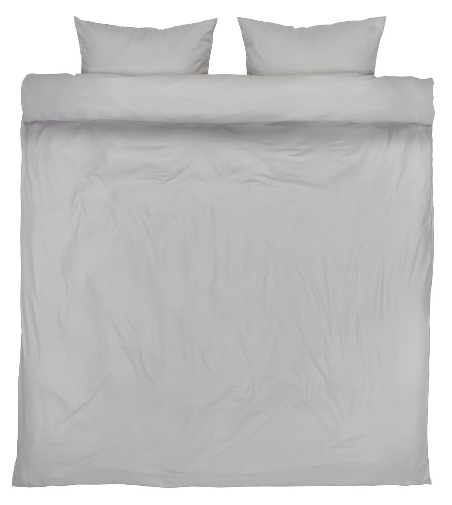 Duvet cover set KATE Micro King grey JYSK