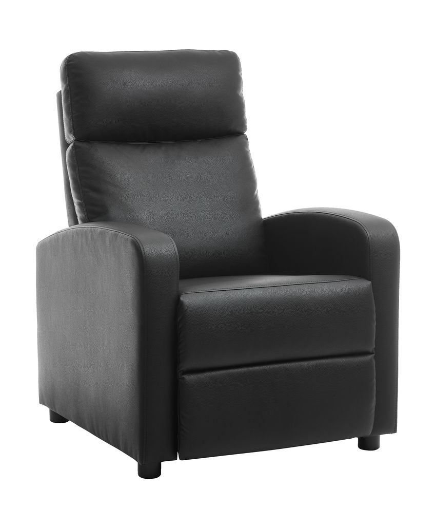 Black deals recliner armchair