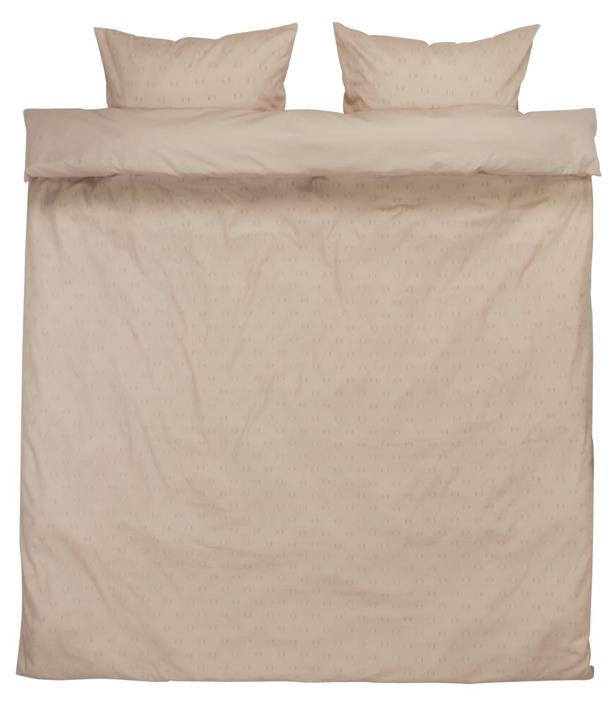 Duvet cover set DORTHE Double sand JYSK