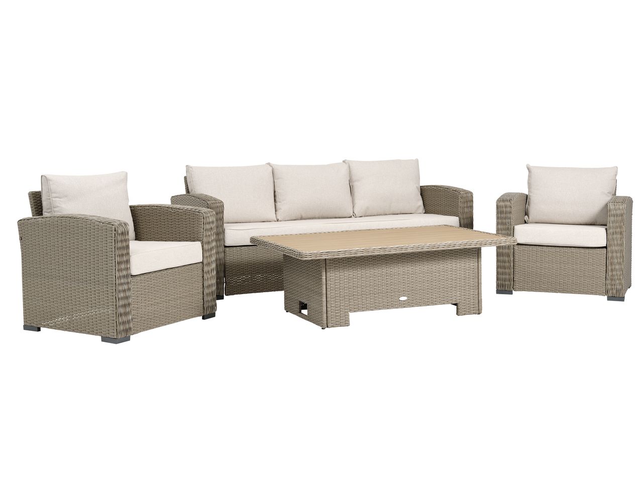 LoungeSet STAVERN 5 Personen natur JYSK