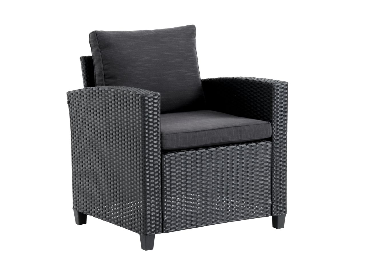 Fauteuil lounge AGERMOSE noir JYSK