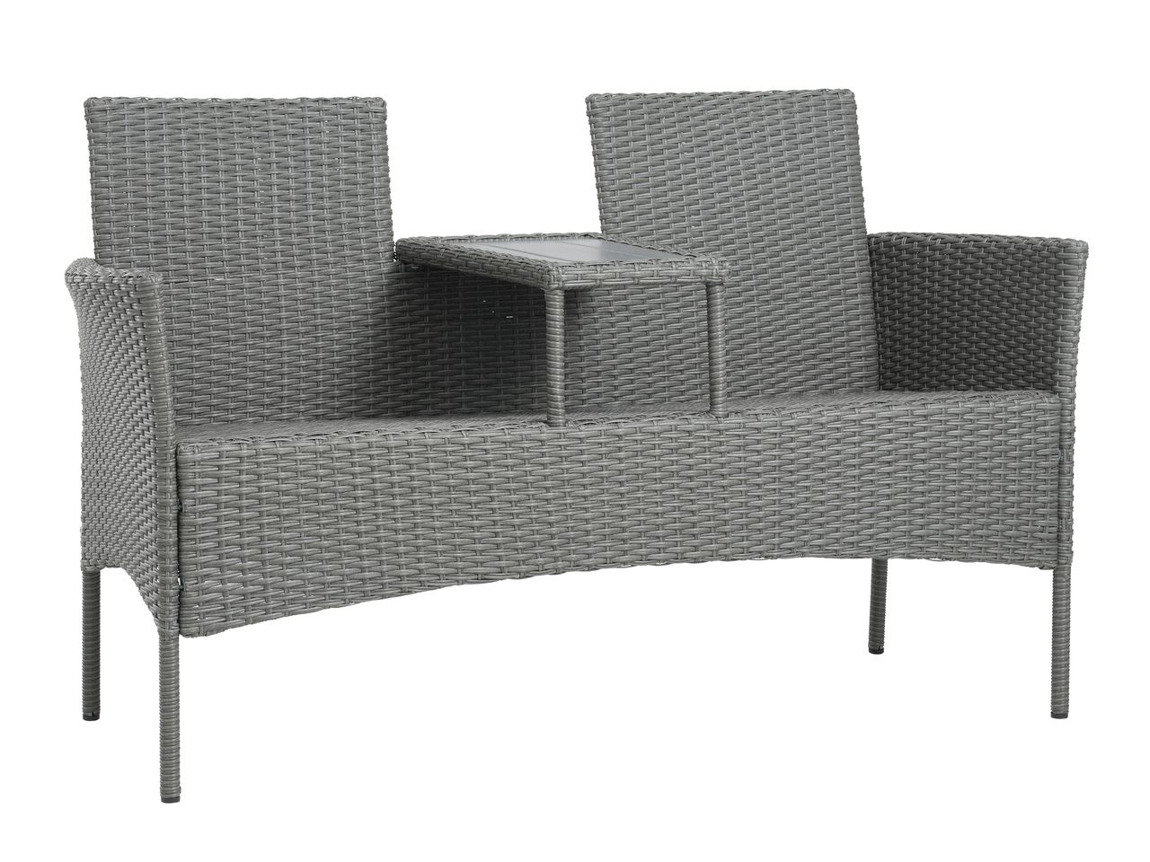 Gartenbank FASTERHOLT B138xT61 grau JYSK