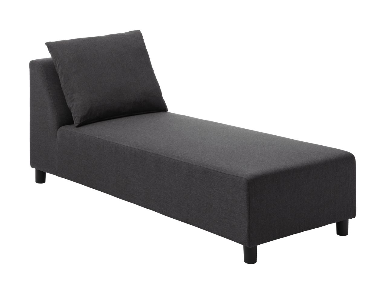 Leżak UHRE S67xD195 całoroczny ciemnoszary | JYSK