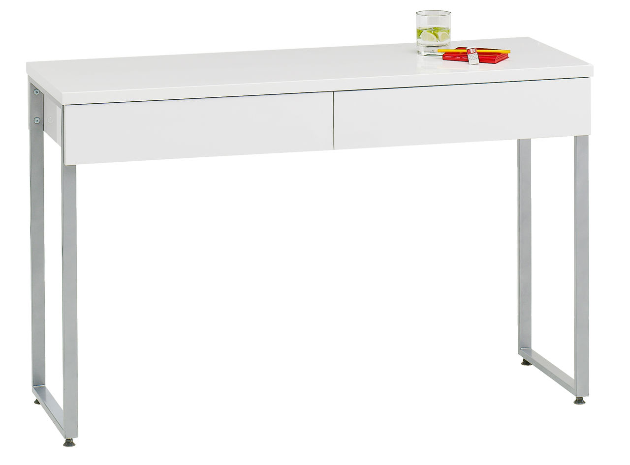 Skrivbord STEGE 40×120 vit högglans JYSK Skrivbord STEGE 40×120 vit högglans JYSK