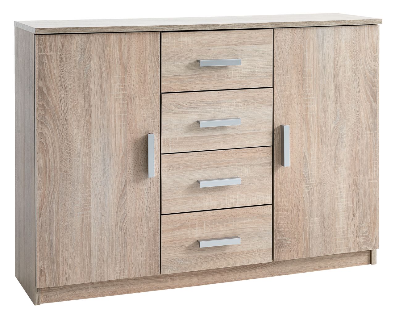 Inwoner Aja Industrieel Dressoir TAPDRUP 2 deuren eiken | JYSK