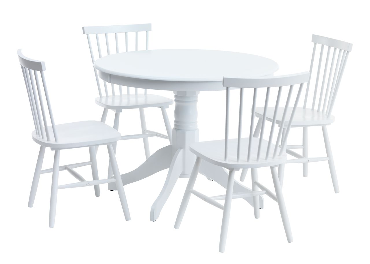 ASKEBY D100 + 4 RISLEV white JYSK