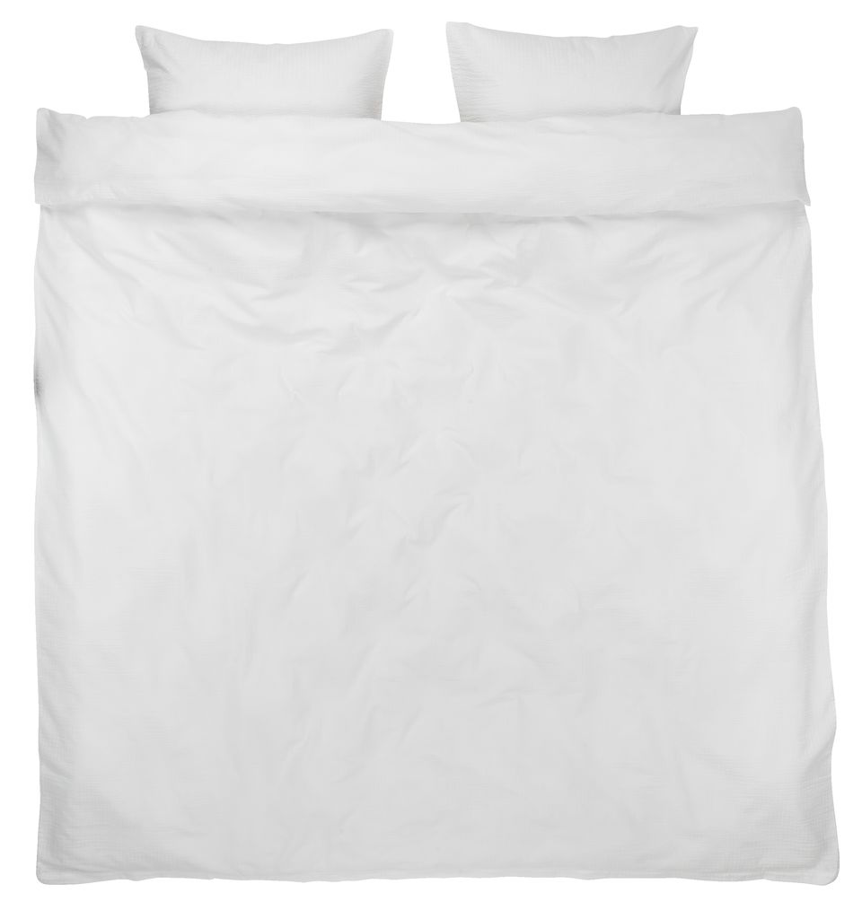 Duvet cover set TINNE seersucker KNG white JYSK