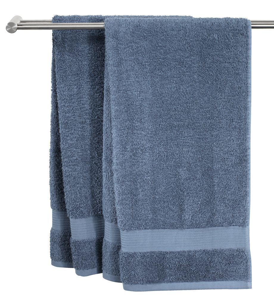 Bath sheet KARLSTAD 100x150 dusty blue JYSK