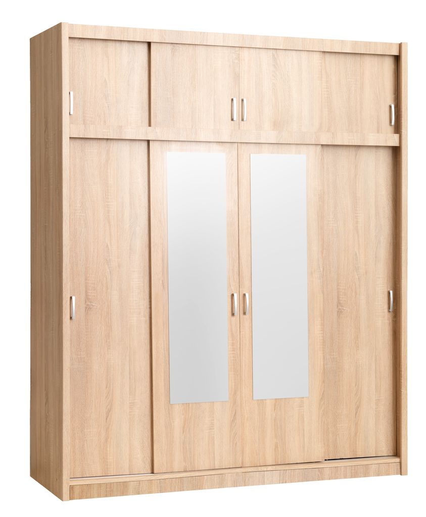  Wardrobe  GENTOFTE 4 doors oak JYSK 