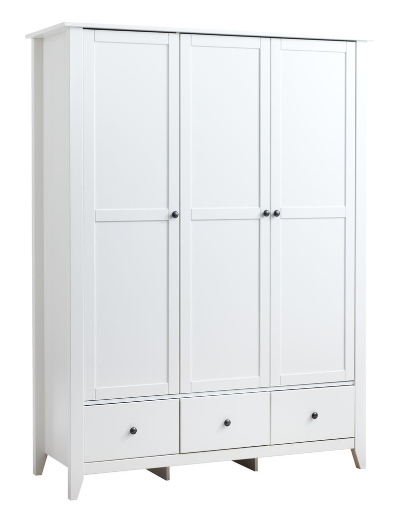 Wardrobe NORDBY 150x200 white JYSK