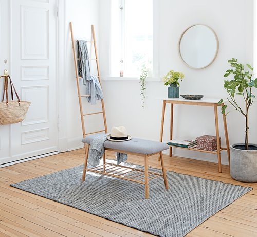 Bench VANDSTED grey/bamboo