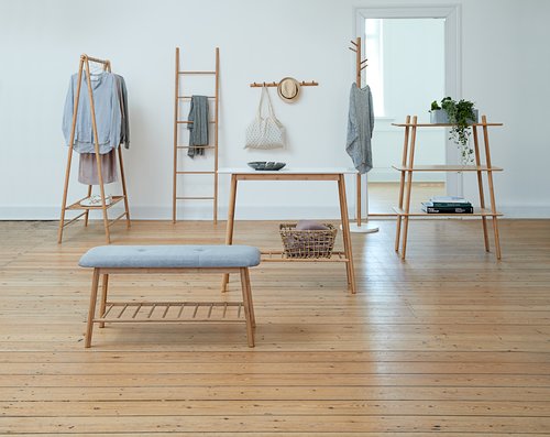 Bench VANDSTED grey/bamboo