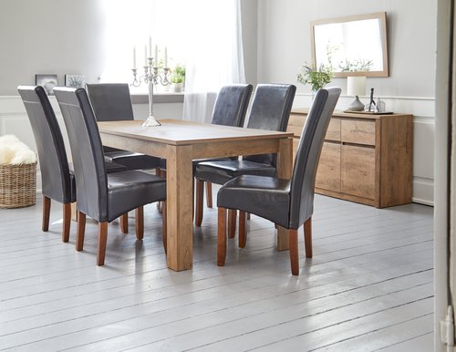 Dining table VEDDE 90x160 wild oak