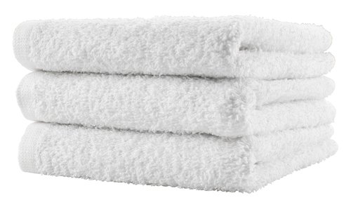 Badehåndklæde FLISBY 65x130 hvid