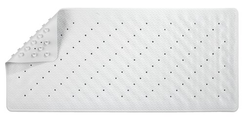 Non-slip bath mat BERG 37x82 white