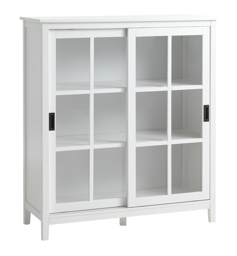 Display cabinet NORDBY 2 doors white