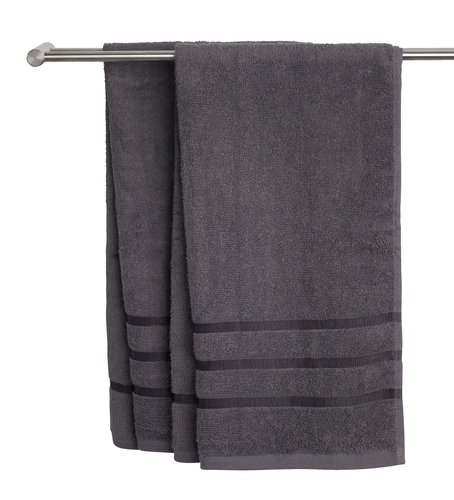 Bath towel YSBY 65x130 dark grey