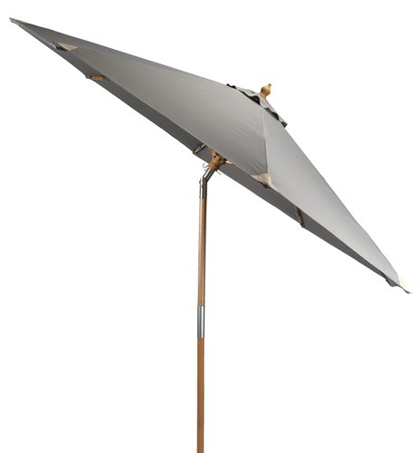 Market parasol LEMVIG D300 grey