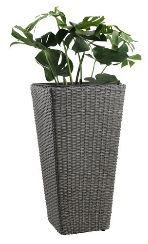 Planter basket BLOMMOR W36xL36xH70 grey