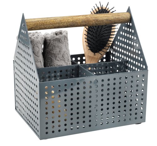 Aufbewahrungsbox VICKLEBY B15xL20xH20 grau JYSK