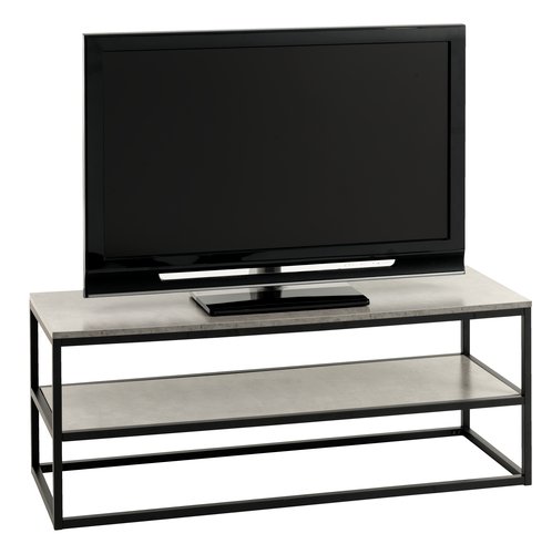 Mueble TV DOKKEDAL hormigón/negro